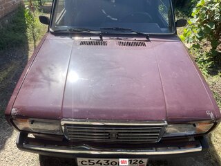 2008 Lada (ВАЗ) 2107, пурпурный, 130000 рублей, вид 1