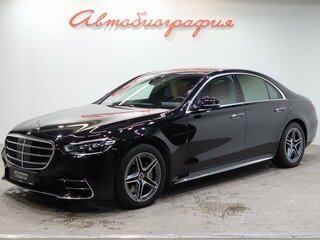 2022 Mercedes-Benz S-Класс 400 d 4MATIC VII (W223), чёрный, 8500000 рублей, вид 1
