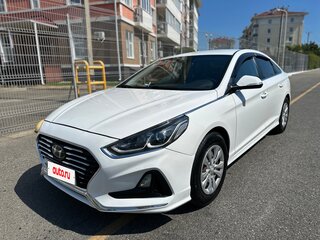 2018 Hyundai Sonata VII (LF) Рестайлинг, белый, 1380000 рублей, вид 1