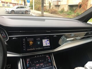2021 Audi Q7 45 TDI II (4M) Рестайлинг, синий, 7700000 рублей, вид 5