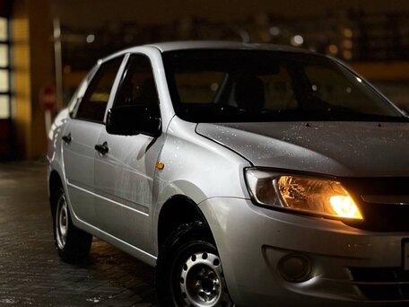 2013 Lada (ВАЗ) Granta I, серебристый, 330000 рублей, вид 2