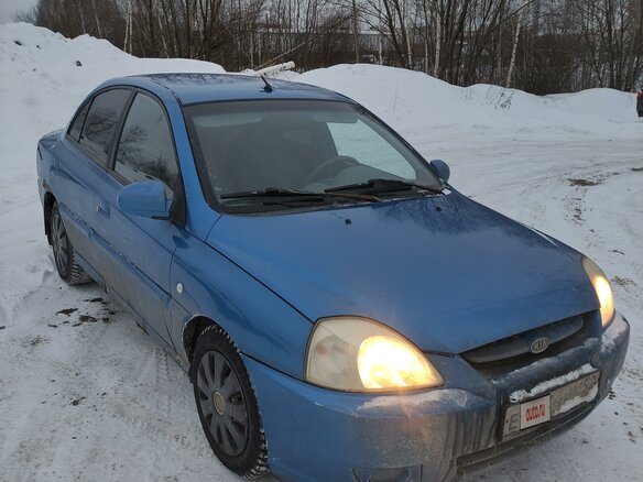 2003 Kia Rio I Рестайлинг, синий, 200000 рублей - вид 1