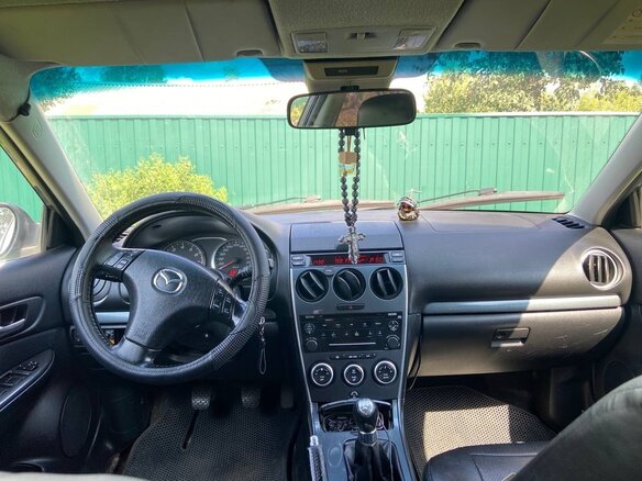2006 Mazda 6 I (GG) Рестайлинг, серый, 480000 рублей - вид 5