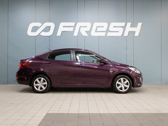 2012 Hyundai Solaris I, фиолетовый - вид 4