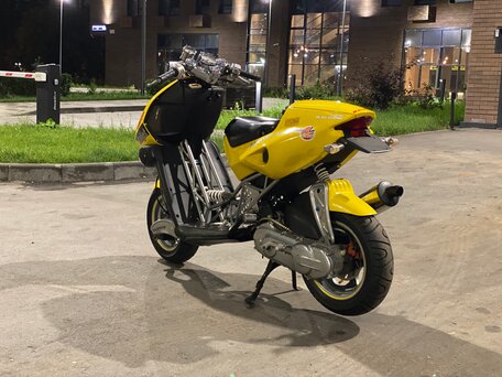 2000 Italjet Dragster 50, жёлтый, 260000 рублей, вид 4