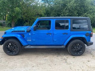 2022 Jeep Wrangler IV (JL), голубой, 5100000 рублей, вид 4
