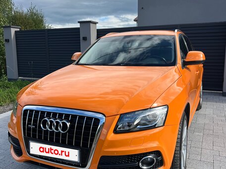 2010 Audi Q5 I (8R), оранжевый, 1830000 рублей, вид 2