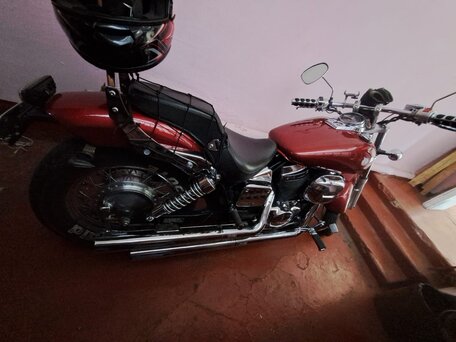 2007 Honda Shadow 750, красный, 470000 рублей, вид 4