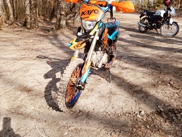 2021 Kayo Evolution YX125EM, оранжевый, 85000 рублей