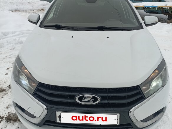 2016 Lada (ВАЗ) Vesta I, белый, 840000 рублей - вид 1