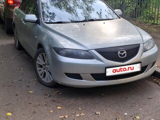 2004 Mazda 6 I (GG), серебристый, 240000 рублей, вид 2