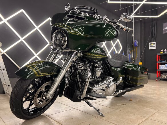 2019 Harley-Davidson Street Glide, зелёный, 2150000 рублей - вид 15