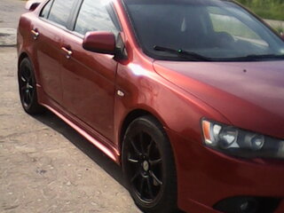 2011 Mitsubishi Lancer X Рестайлинг, красный, 1006999 рублей, вид 2