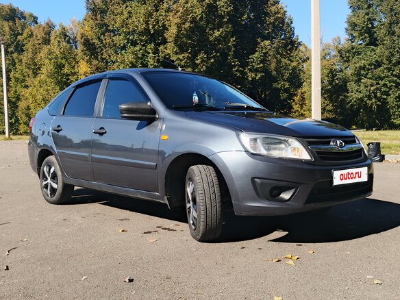 2015 Lada (ВАЗ) Granta I, серый, 480000 рублей - вид 22