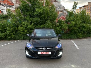 2012 Hyundai Solaris I, чёрный, 600000 рублей, вид 1