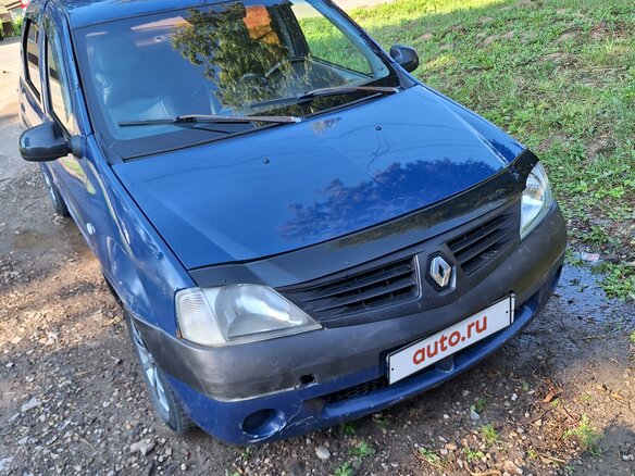 2006 Renault Logan I, синий, 180000 рублей