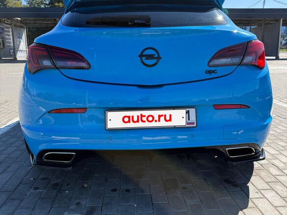 2012 Opel Astra OPC J, синий, 1800000 рублей - вид 12