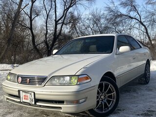 1996 Toyota Mark II VIII (X100), белый, 740000 рублей, вид 1