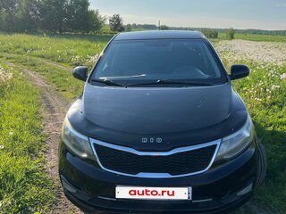 2017 Kia Rio III Рестайлинг, чёрный, 760000 рублей, вид 1