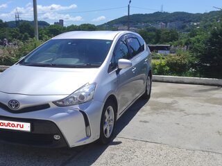 2018 Toyota Prius Alpha I (ZVW40/41) Рестайлинг, серый, 1450000 рублей, вид 3