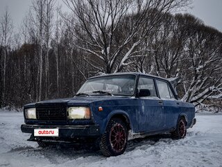 2005 Lada (ВАЗ) 2107, синий, 125000 рублей, вид 5