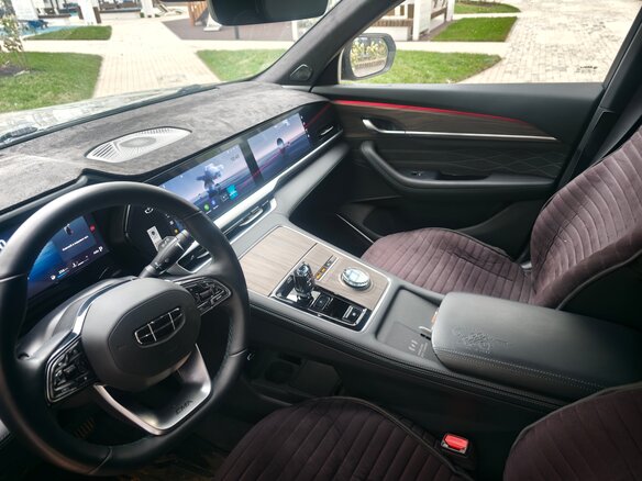 2025 Geely Monjaro (Xingyue L) I Рестайлинг (China Market), чёрный - вид 7
