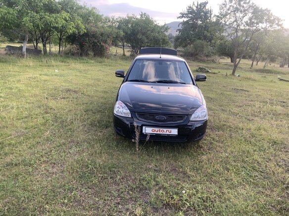 2014 Lada (ВАЗ) Priora I Рестайлинг, чёрный, 675000 рублей - вид 2