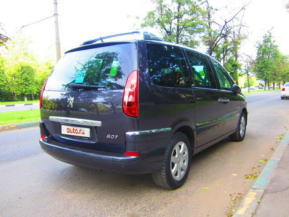 2009 Peugeot 807 I Рестайлинг, чёрный - вид 2