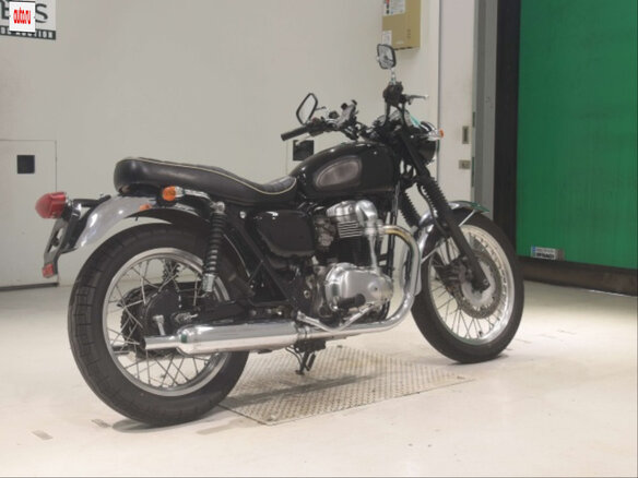 2009 Kawasaki W 400, чёрный, 420000 рублей - вид 4
