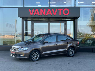 2019 Volkswagen Polo V Рестайлинг, коричневый, 1390000 рублей, вид 3