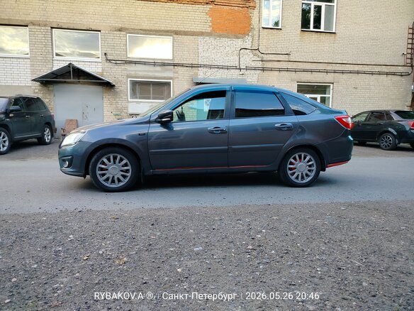 2015 Lada (ВАЗ) Granta I, серебристый, 349999 рублей - вид 8