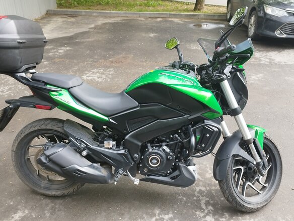 2024 Bajaj Dominar 400, зелёный, 450000 рублей