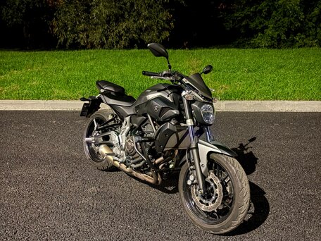 2015 Yamaha MT-07 (FZ-07), чёрный, 680000 рублей, вид 1