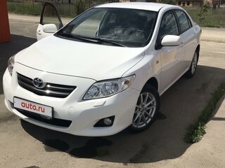 2008 Toyota Corolla AMT X (E140, E150), белый, 850000 рублей, вид 2
