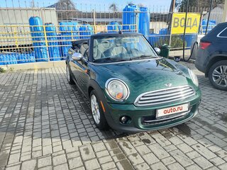 2011 Mini Cabrio Cooper II Рестайлинг, зелёный, 1450000 рублей, вид 2