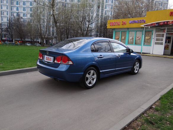 2008 Honda Civic VIII, голубой - вид 5