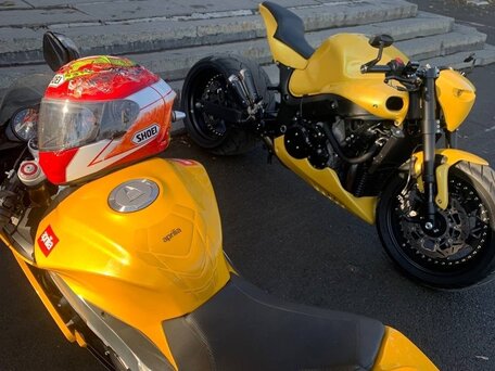 2013 Aprilia RSV4, жёлтый, 1000000 рублей, вид 5