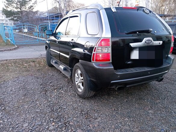 2006 Kia Sportage II, чёрный, 699999 рублей - вид 3