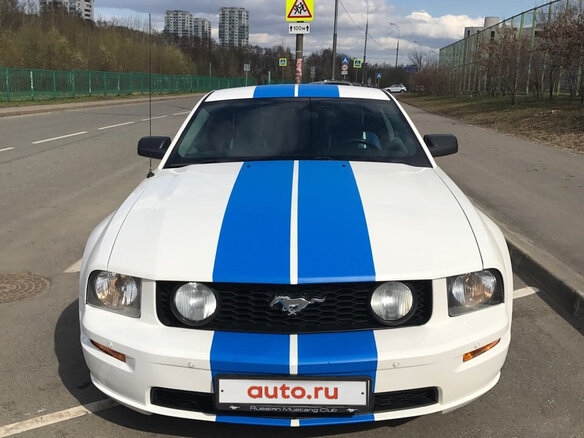 2005 Ford Mustang V, белый - вид 1