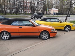 1996 Saab 900 II, оранжевый, 900000 рублей, вид 4