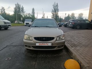 2008 Hyundai Accent ТагАЗ II, бежевый, 400000 рублей, вид 1