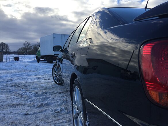 2004 Lexus GS 300 II Рестайлинг, чёрный - вид 6