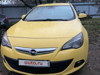 2012 Opel Astra GTC J Рестайлинг, жёлтый, 960000 рублей, вид 1
