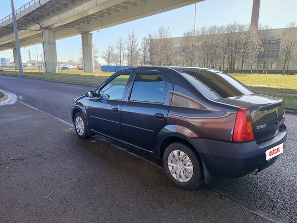2006 Renault Logan I, серый, 275000 рублей - вид 6