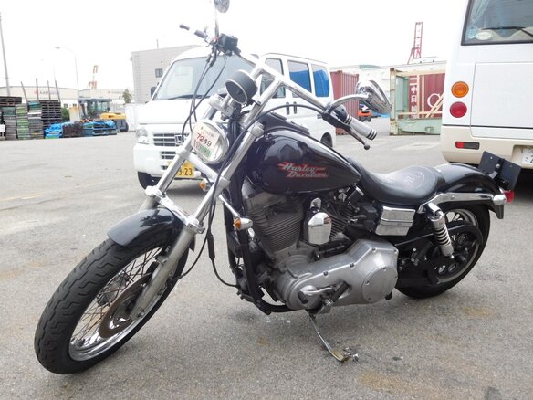 2001 Harley-Davidson Dyna Super Glide, чёрный - вид 1