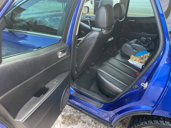 2008 Mazda CX-7 I, синий, 1050000 рублей - вид 20