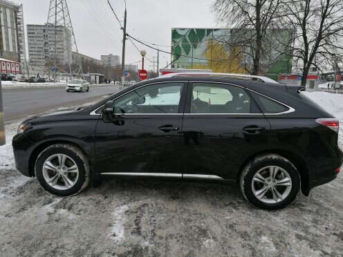 2012 Lexus RX 350 III Рестайлинг, чёрный - вид 8