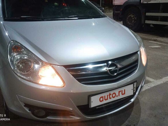 2008 Opel Corsa D, серебристый, 449000 рублей