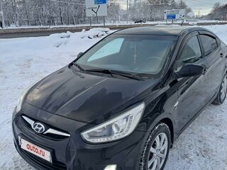 2014 Hyundai Solaris I, чёрный, 1000000 рублей, вид 2
