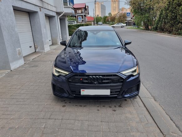 2020 Audi S6 V (C8), синий - вид 1